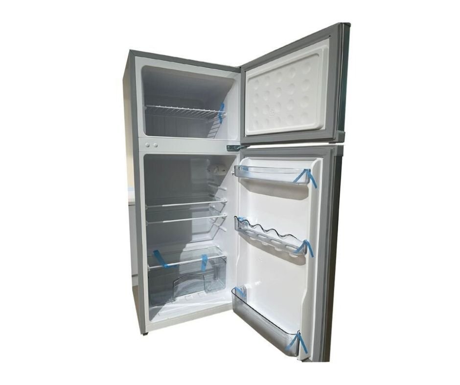 Vitron 128 Litre Double Door Fridge - Silver - Image 2