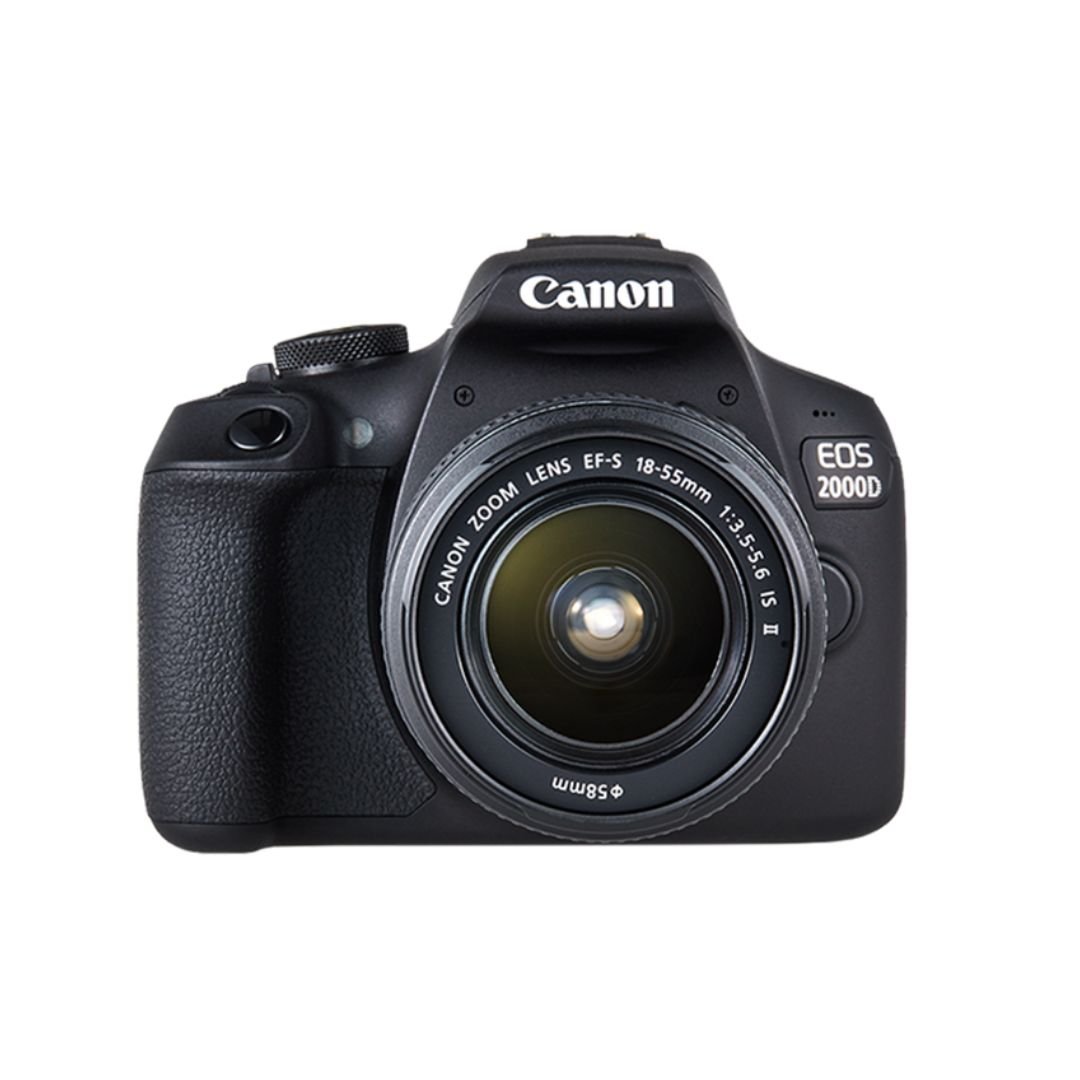Canon EOS 2000D DSLR Camera and EF-S 18-55 mm (